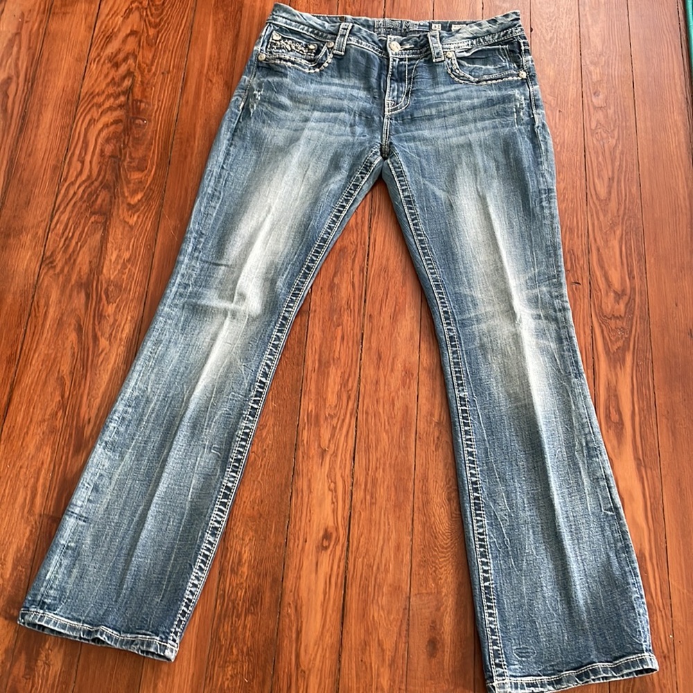 Miss Me boot cut jeans. Great shape. No tears or stains.